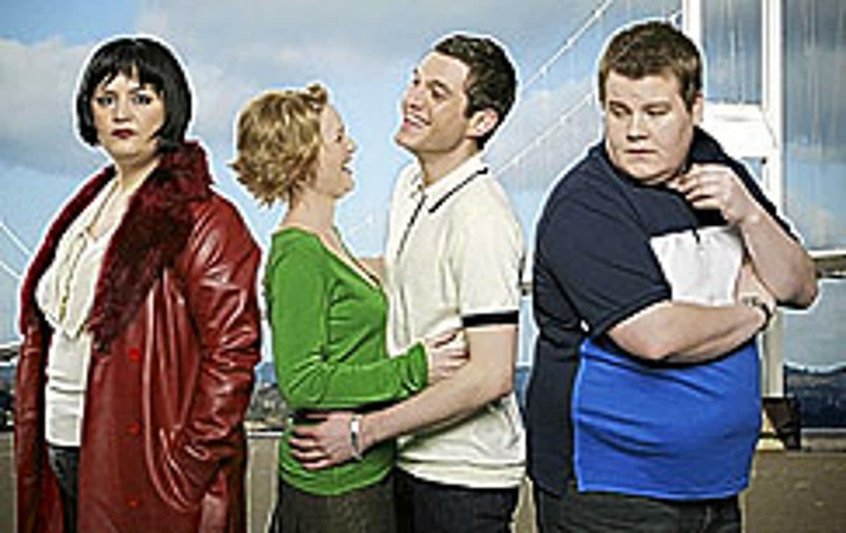 Team work: Gavin & Stacey cast members (BBC)