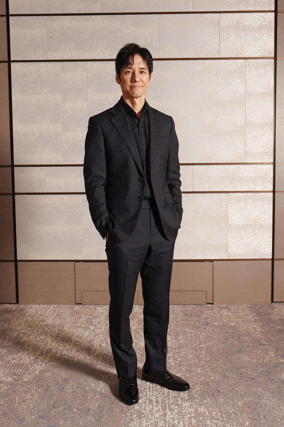 Hidetoshi Nishijima poses for a photo in Tokyo on Tuesday, June 25, 2024, during a media event for the Apple TV+ series "Sunny." (Photo/Rodrigo Reyes Marin)