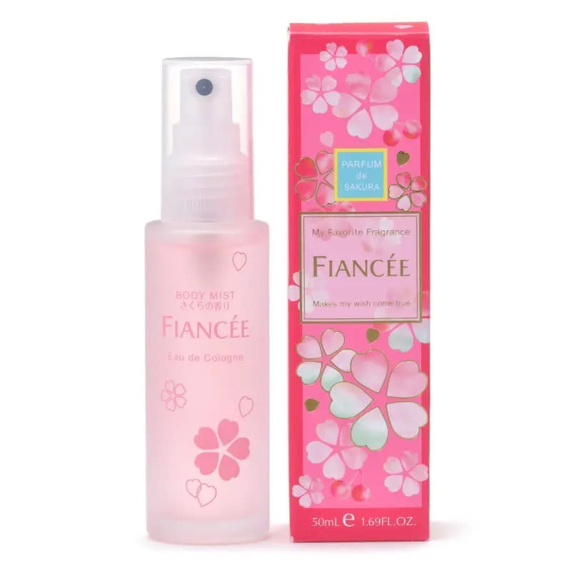 ▲FIANCE'E 芳香身體噴霧新愛戀櫻花香 50ml，售價495元。（圖／HANDS提供）