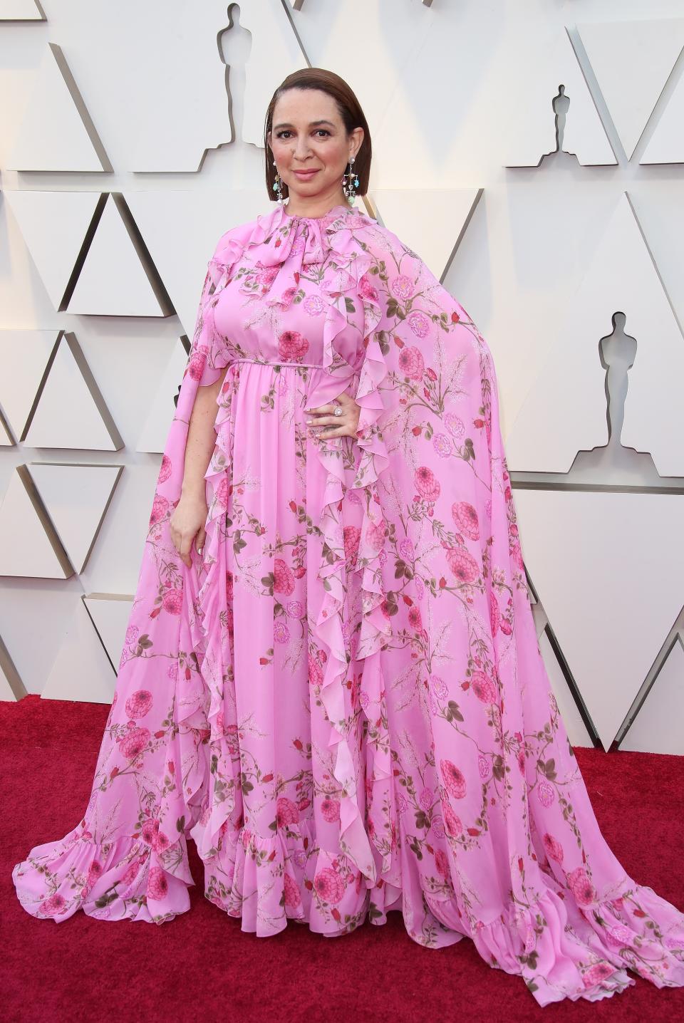 Auch Maya Rudolph erschien in der Trendfarbe Pink. (Bild: Getty Images)