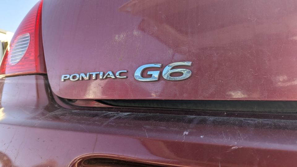 2010 pontiac g6 in colorado junkyard