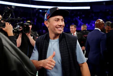 Boxing - Saul 'Canelo' Alvarez v Amir Khan WBC Middleweight Title - T-Mobile Arena, Las Vegas, United States of America - 7/5/16 Gennady Golovkin after the fight Action Images via Reuters / Andrew Couldridge Livepic