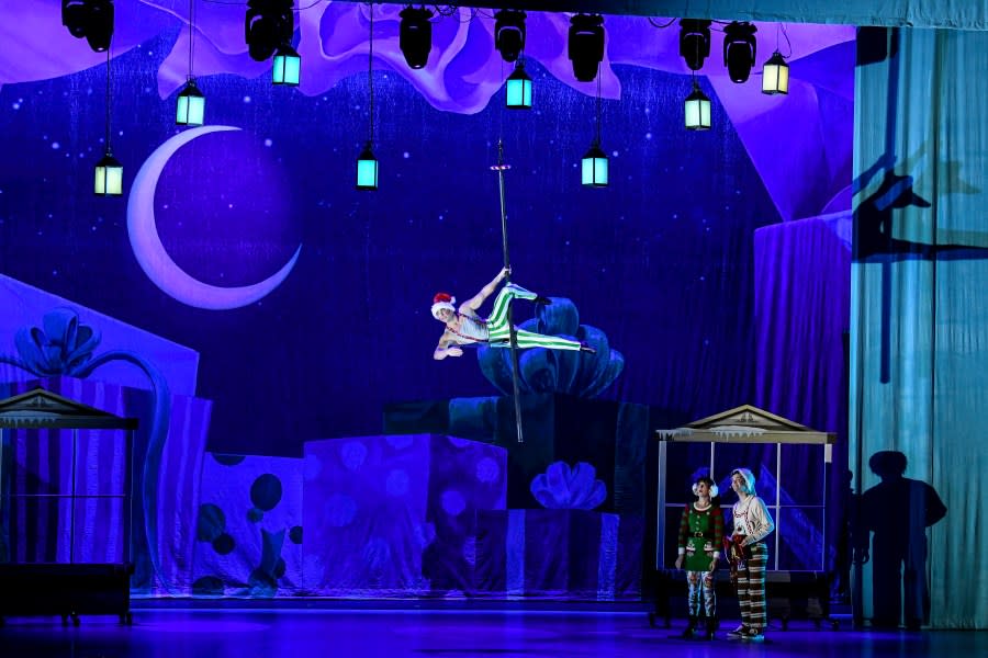 The cast of Holidaze will perform two performances in Columbus. (Courtesy Photo/Cirque Dreams Holidaze)