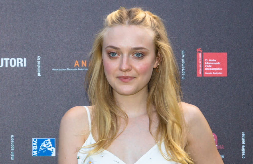 Dakota Fanning wears a necklace with her late dog’s hair credit:Bang Showbiz