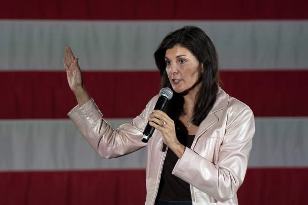 nikki-haley-gun-control.jpg Nikki Haley in Myrtle Beach - Credit: Allison Joyce/Anadolu Agency/Getty Images