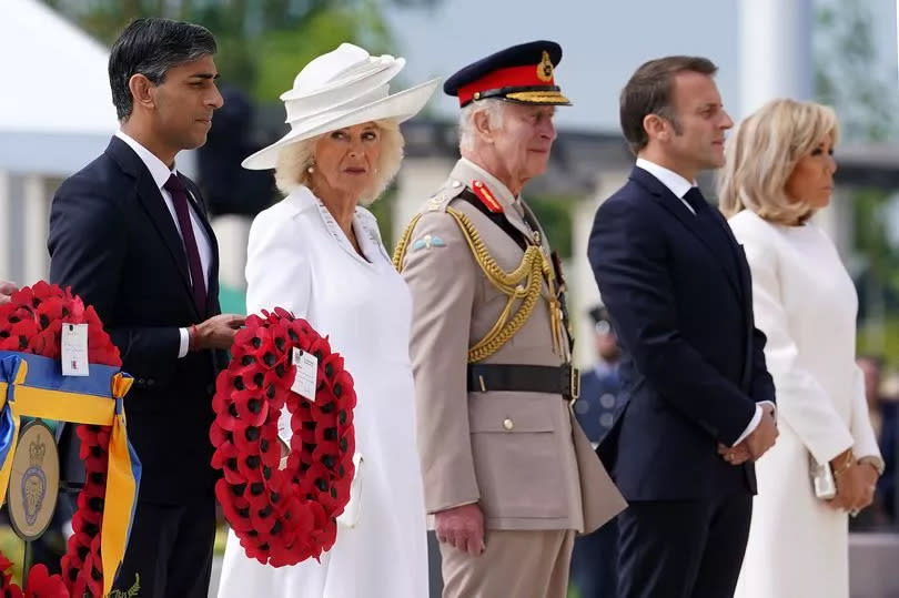 Several senior military officials condemned Rishi's decision to leave the 80th anniversary events, which were attended by King Charles, Queen Camilla and Emmanuel Macron, early.