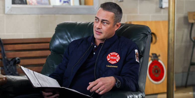 taylor kinney as kelly severide, chicago fire, season 11