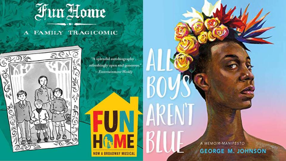 Kansas City-area schools have violated their own policies by removing the acclaimed books “Fun Home” and “All Boys Aren’t Blue” from libraries.