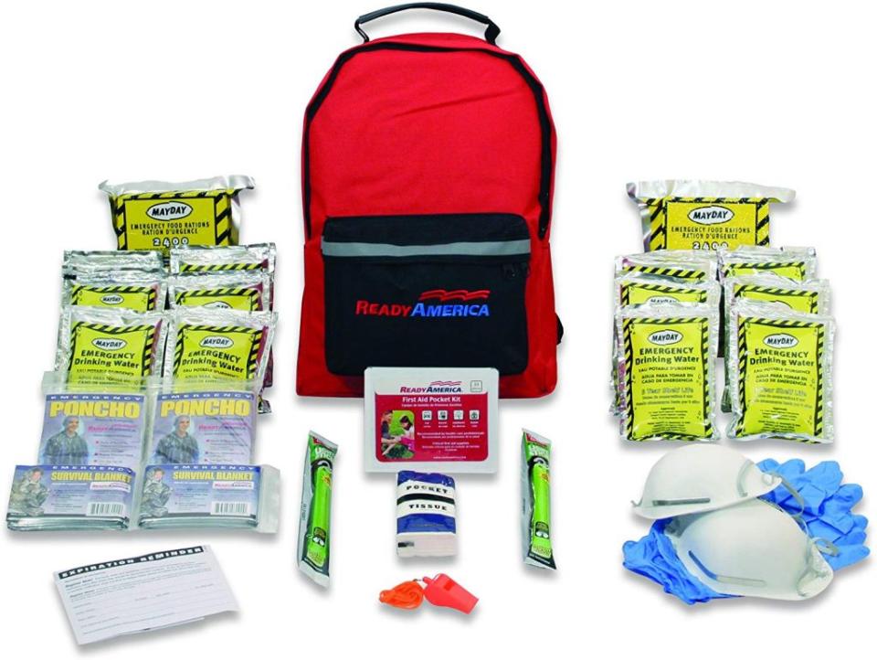 best emergency survival kit red 