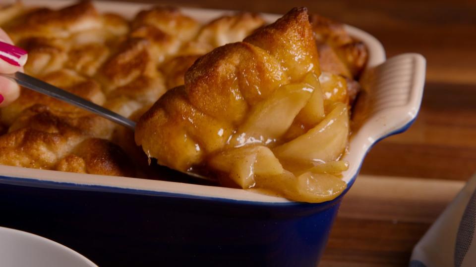 Apple Cider Bubble-Up Bake