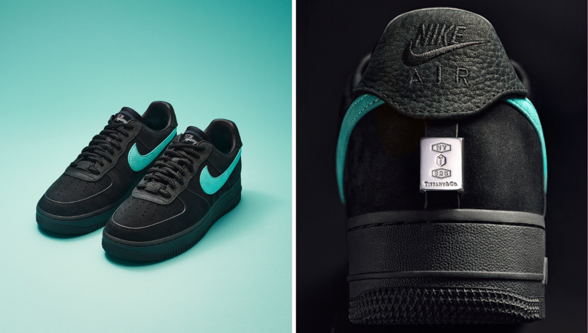 Nike x Tiffany & Co. Air Force 1 1837 is retailing at US$400