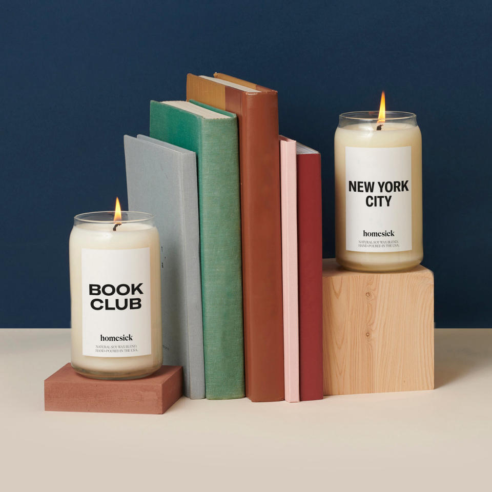 <p><a href="https://go.redirectingat.com?id=74968X1596630&url=https%3A%2F%2Fhomesick.com%2Fproducts%2Fbook-club-candle&sref=https%3A%2F%2Fwww.seventeen.com%2Flife%2Ffriends-family%2Fg597%2Fsecret-santa-gift-ideas%2F" rel="nofollow noopener" target="_blank" data-ylk="slk:Shop Now;elm:context_link;itc:0;sec:content-canvas" class="link ">Shop Now</a></p><p>Book Club Candle</p><p>homesick.com</p><p>$38.00</p>