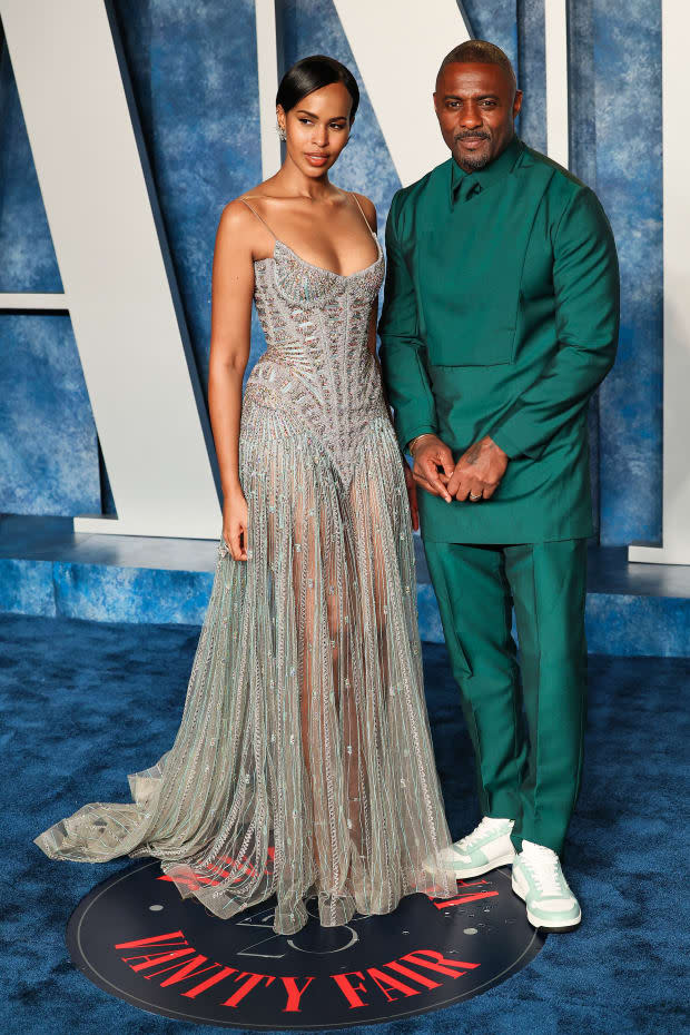 <p>Sabrina and Idris Elba</p><p><a href="https://www.gettyimages.com/detail/1473117252" rel="nofollow noopener" target="_blank" data-ylk="slk:Leon Bennett/Getty Images;elm:context_link;itc:0;sec:content-canvas" class="link ">Leon Bennett/Getty Images</a></p>