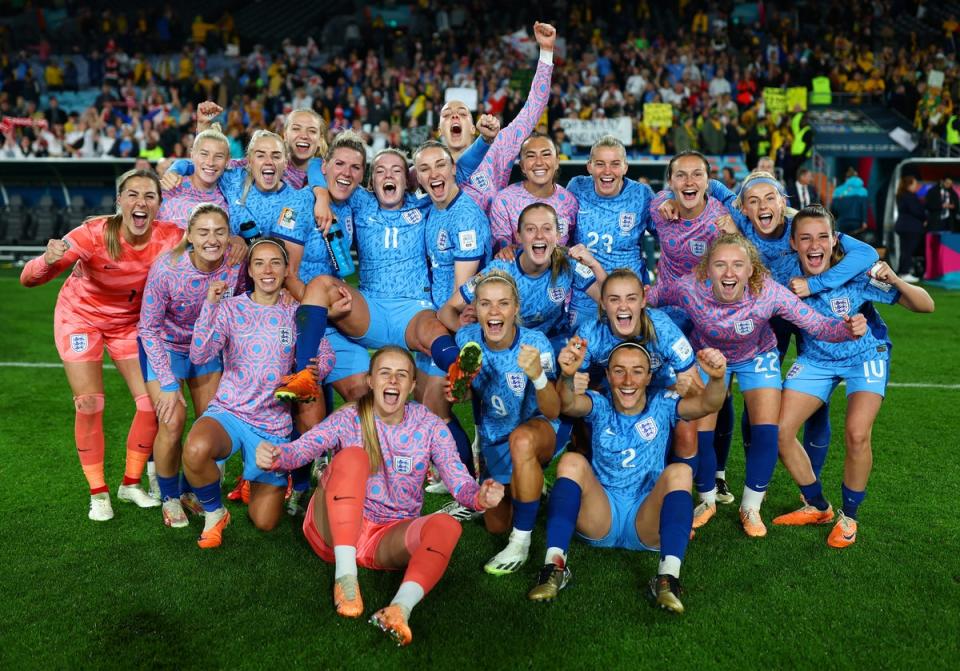 The Lionesses reached the World Cup final this summer and have continued to use their platform  (The FA via Getty Images)