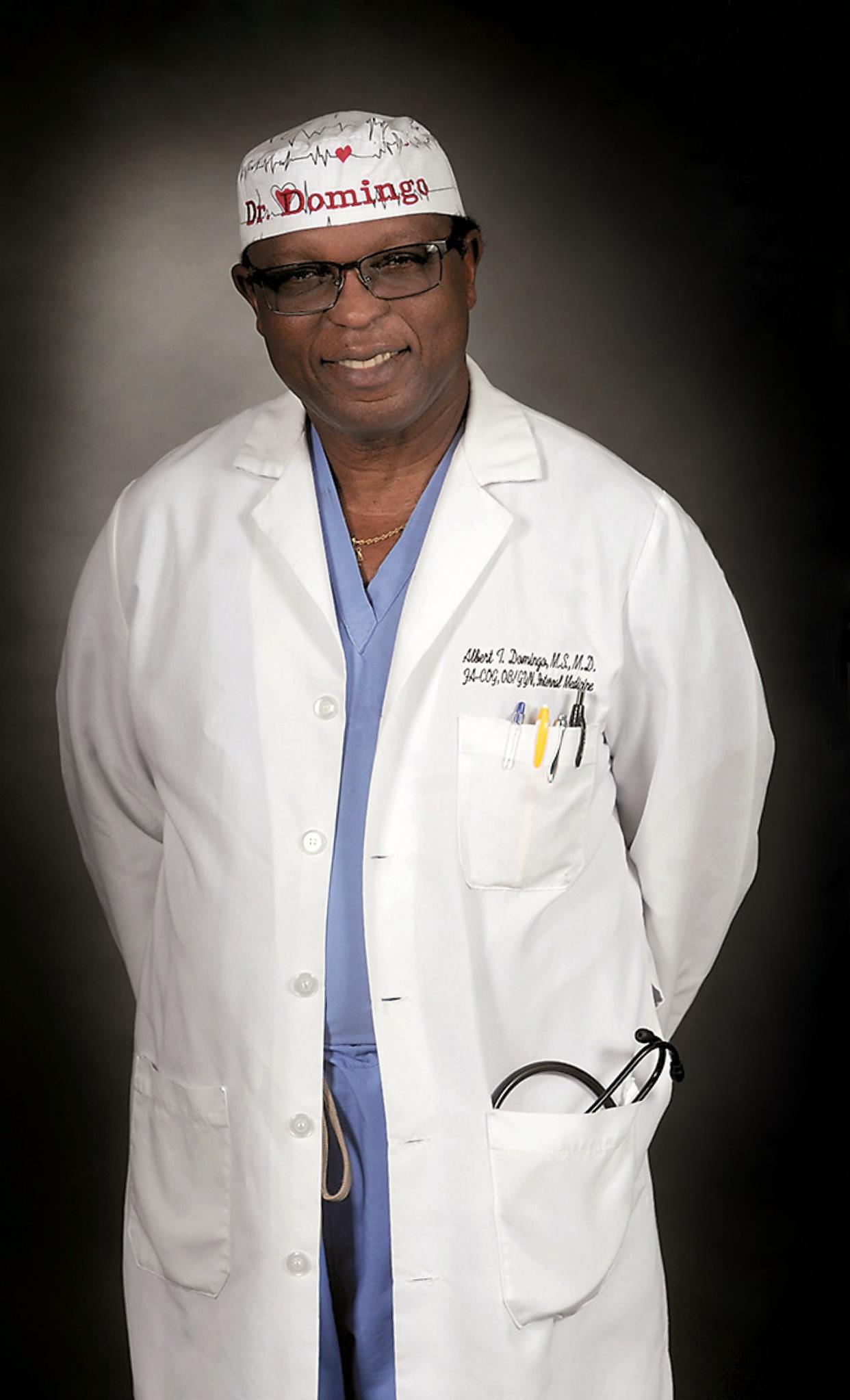 Dr. Albert Domingo, a longtime obstetrician-gynecologist in the Canton area, died March 28 at the age of 72. His office is now closed and the building up for sale.