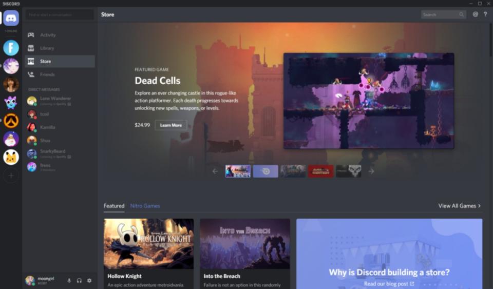 Discord is marching further onto Steam's turf by opening up its game store to