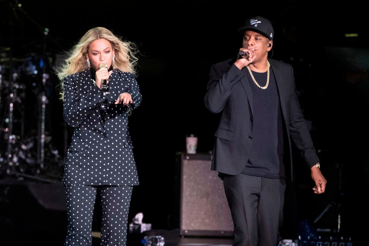 Beyonce and Jay-Z, who released an album together as The Carters, received eight nominations: AP