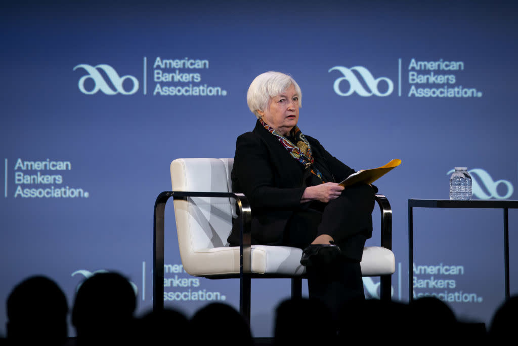 Treasury Secretary Yellen Speaks At American Bankers Association Summit