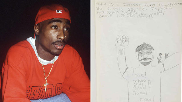 Tupac Shakur's Book of Childhood Haikus Is Expected to Fetch Up to 
