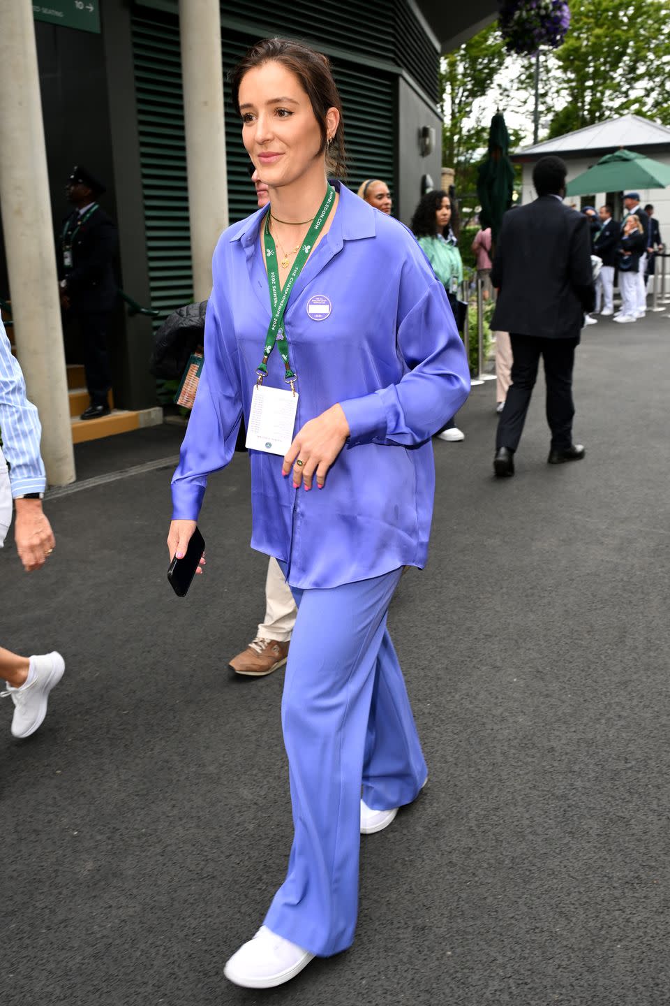 laura robson attends day two of the wimbledon tennis championships