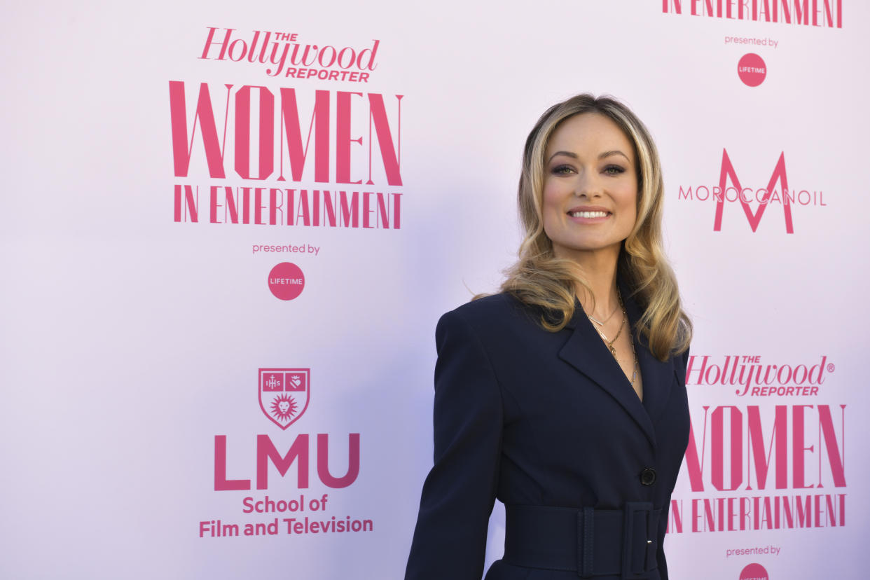 HOLLYWOOD, CALIFORNIA - DECEMBER 11: Olivia Wilde attends The Hollywood Reporter's Annual Women in Entertainment Breakfast Gala at Milk Studios on December 11, 2019 in Hollywood, California. (Photo by Rodin Eckenroth/Getty Images )