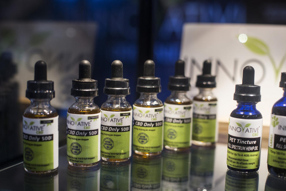 Overall cannabidiol sales are estimated to grow from $591 million in 2018 to $22 billion by 2022. (Photo: Dania Maxwell/Bloomberg via Getty Images)