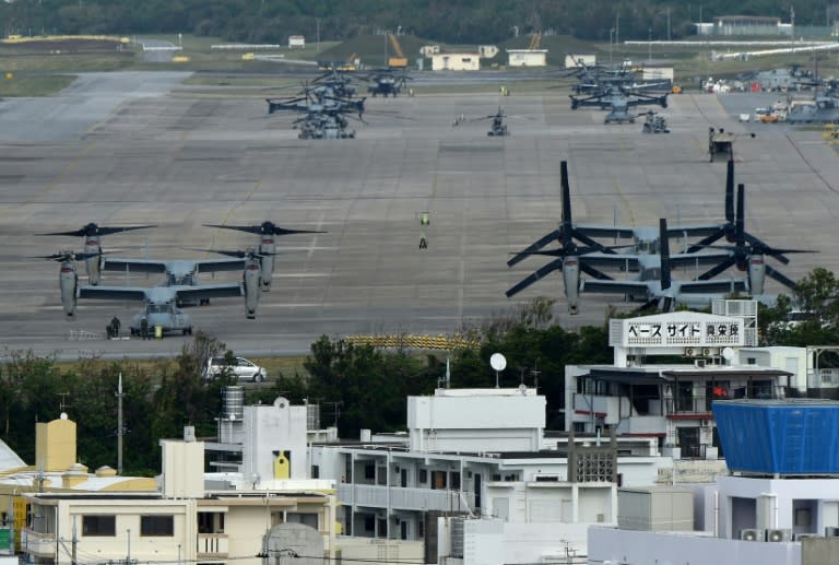 Okinawa residents have for years called for the relocation of a US base to somewhere else in Japan