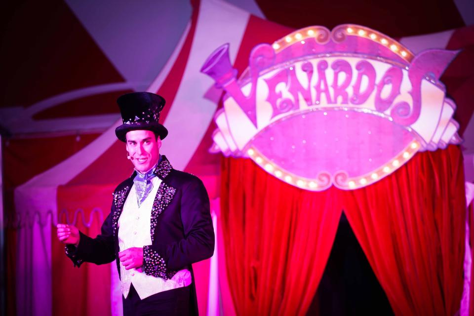 The Venardos Circus is at the St. Augustine Amphitheatre for the rest of the year.