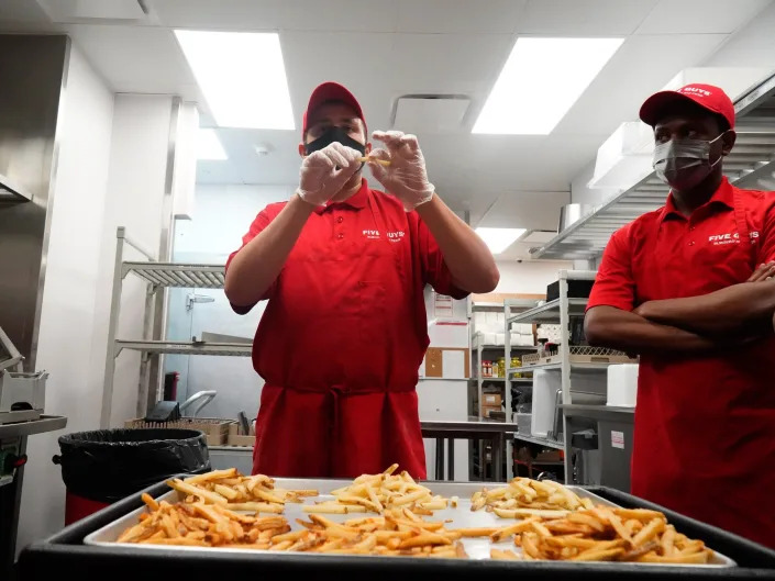 Five Guys fries