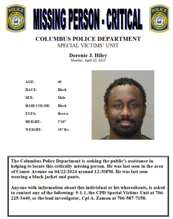Flyer provided by CPD
