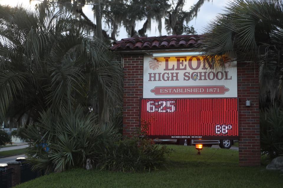 Leon High School building exterior Sept. 23, 2018. 