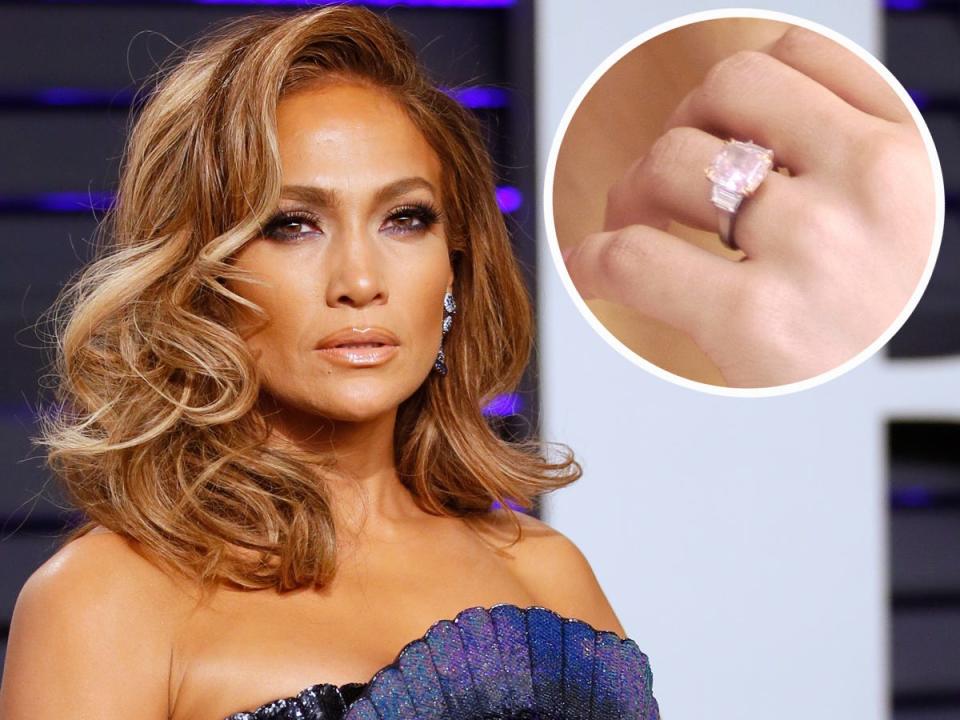 jennifer lopez engagement ring