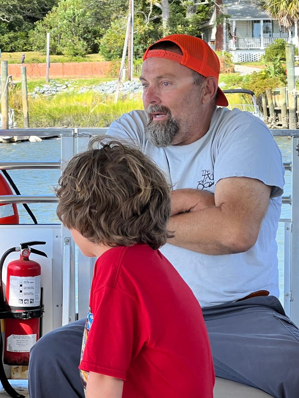 On Sunday, September 25, 2022, Jody Wilmoth recalls how Southport's iconic Yacht Basin was created during the second "Jody Tour," hosted by Southport Water Tours.