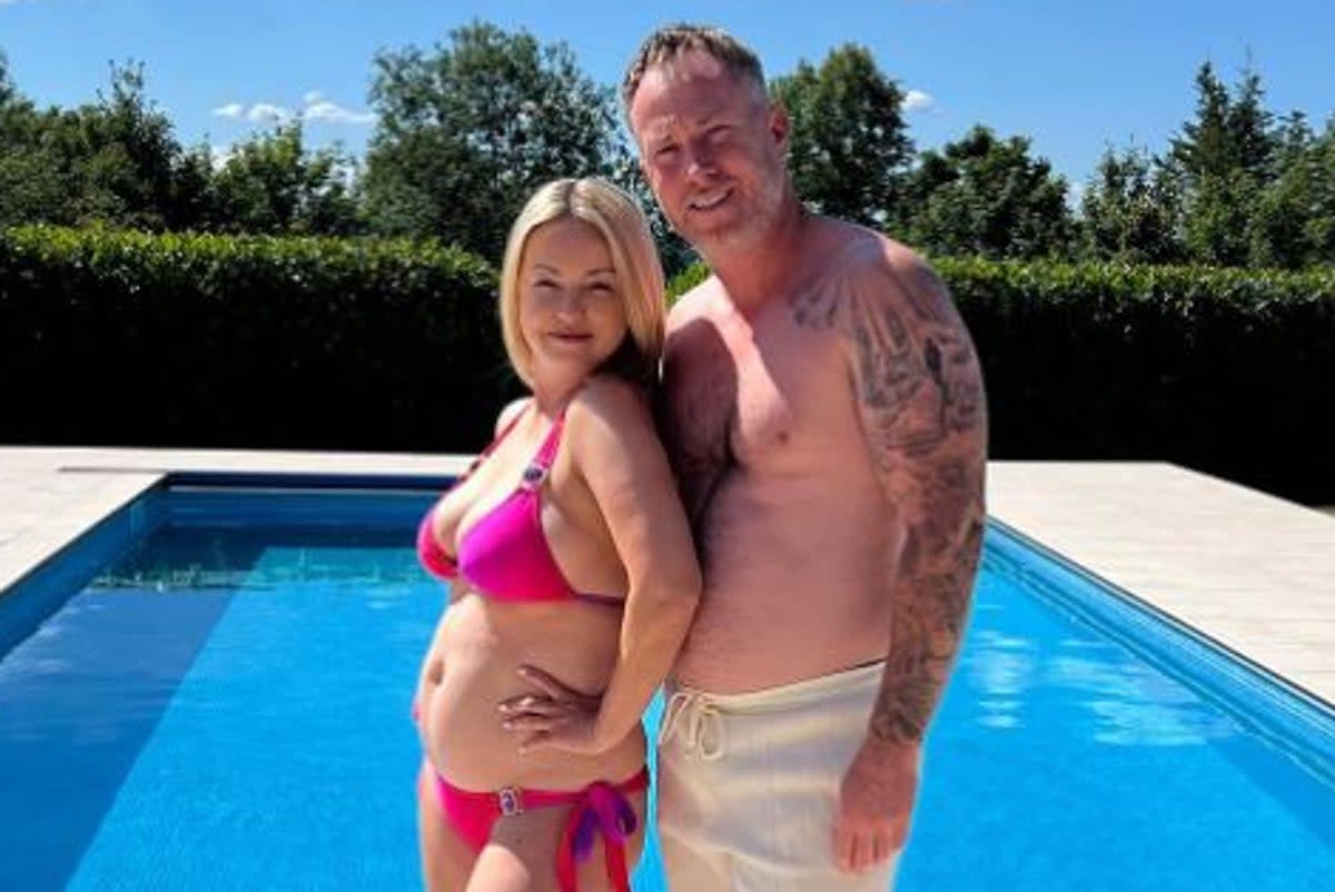 Uploading the photo to Instagram featuring her and her other half, she said she was posting it as “motivation” for herself (Ola Jordan Instagram)