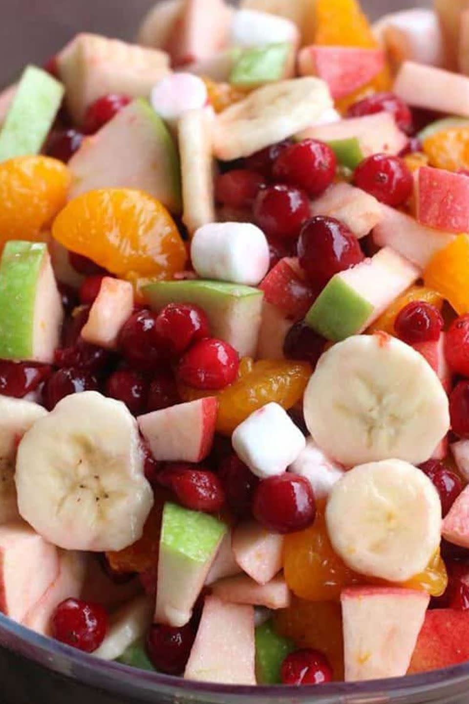 Apple Cranberry Fruit Salad