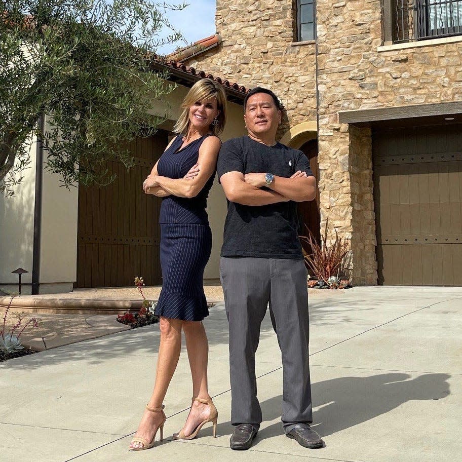 Real estate agent JoJo Romeo and her client Edward Li