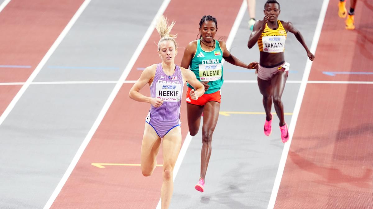 Scottish Athletics - Cover Shot We've changed our lead image on here again  to use this great shot marking Jemma Reekie's superb Women's 800m  performance at the BBritish AthleticsIndoor Champs. Thanks to