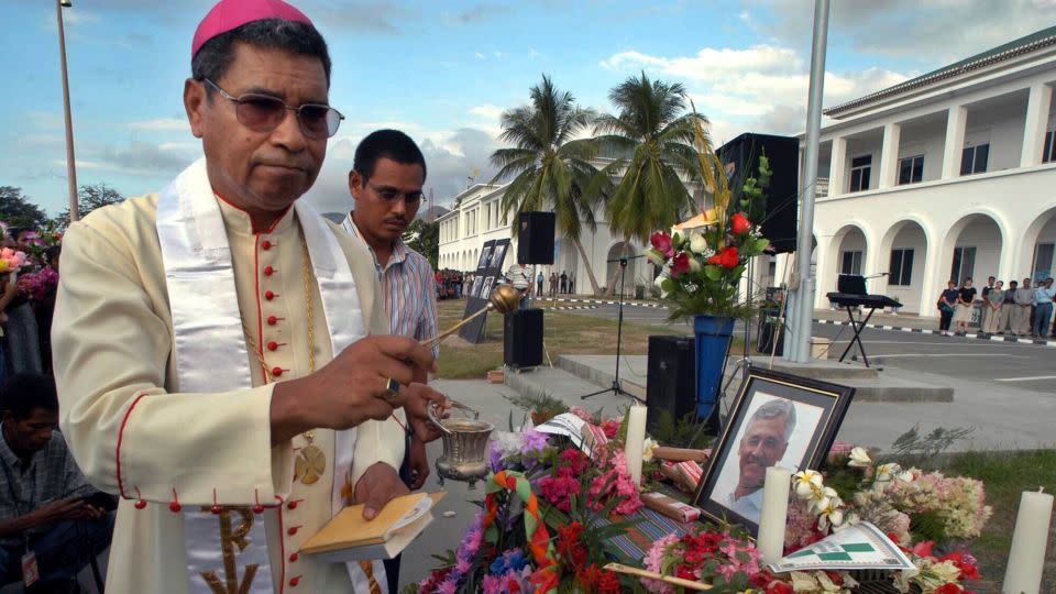 Bishop Belo was a leading pro-democracy figure in East Timor but has faced historical sexual assault allegations - Firdia Lisnawati/AP/File