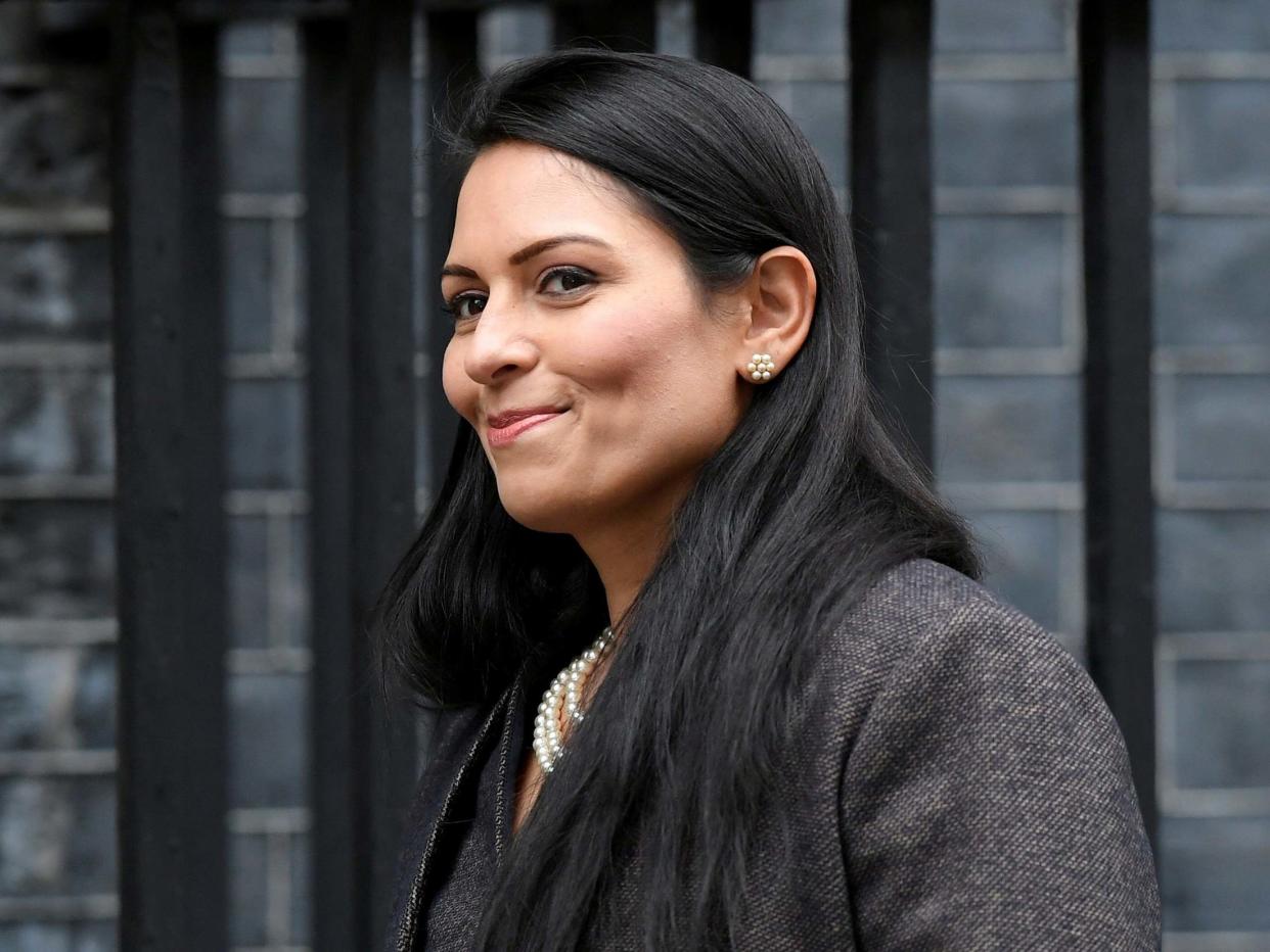 In February, Priti Patel announced the UK would bring in a points-based immigration system from the start of next year: Reuters