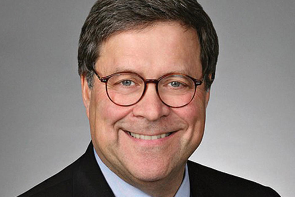 This undated photo provided by Time Warner shows William Barr. The Senate Judiciary Committee has set a confirmation hearing for later this month William Barr, President Donald Trump’s pick for attorney general. The committee announced Wednesday that it would hold a hearing on January 15 and 16, 2019. (Time Warner via AP)
