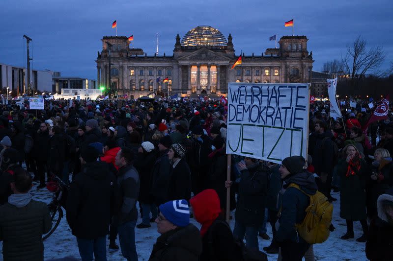 Protest against the Alternative for Germany party (AfD)