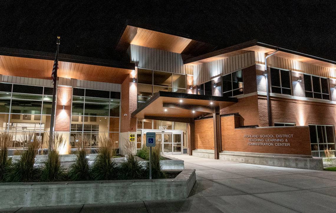 The Richland School District Administration building on Keene Road in West Richland.