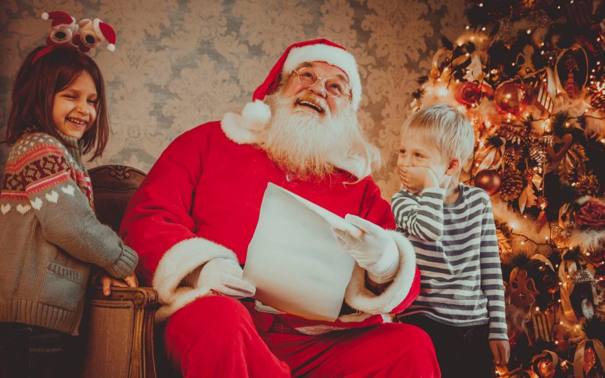 Children can visit Father Christmas but will have to maintain social distancing - VladGans/Getty Images/VladGans/Getty Images