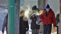 A deep freeze is descending on much of Canada, courtesy of an Arctic air mass. Environment Canada forecasts an extreme wind chill in Winnipeg will bring temperatures as low as -40 C.