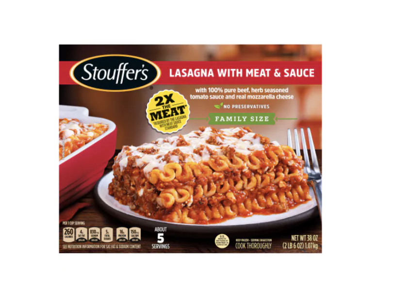 Stouffer's Lasagna with Meat & Sauce Frozen Meal Family Size