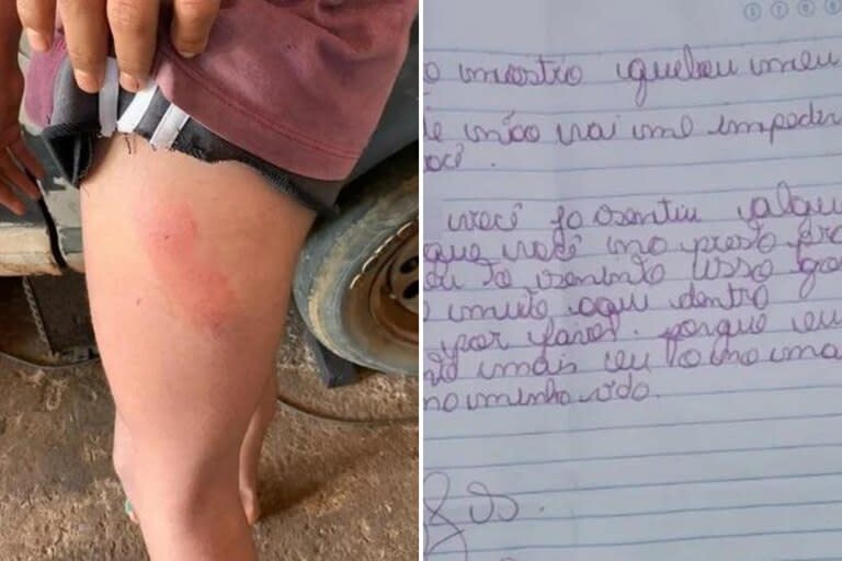 A través de una carta, un adolescente pidió ayuda para protegerse de su padre, que lo golpeaba reiteradamente dentro de su casa