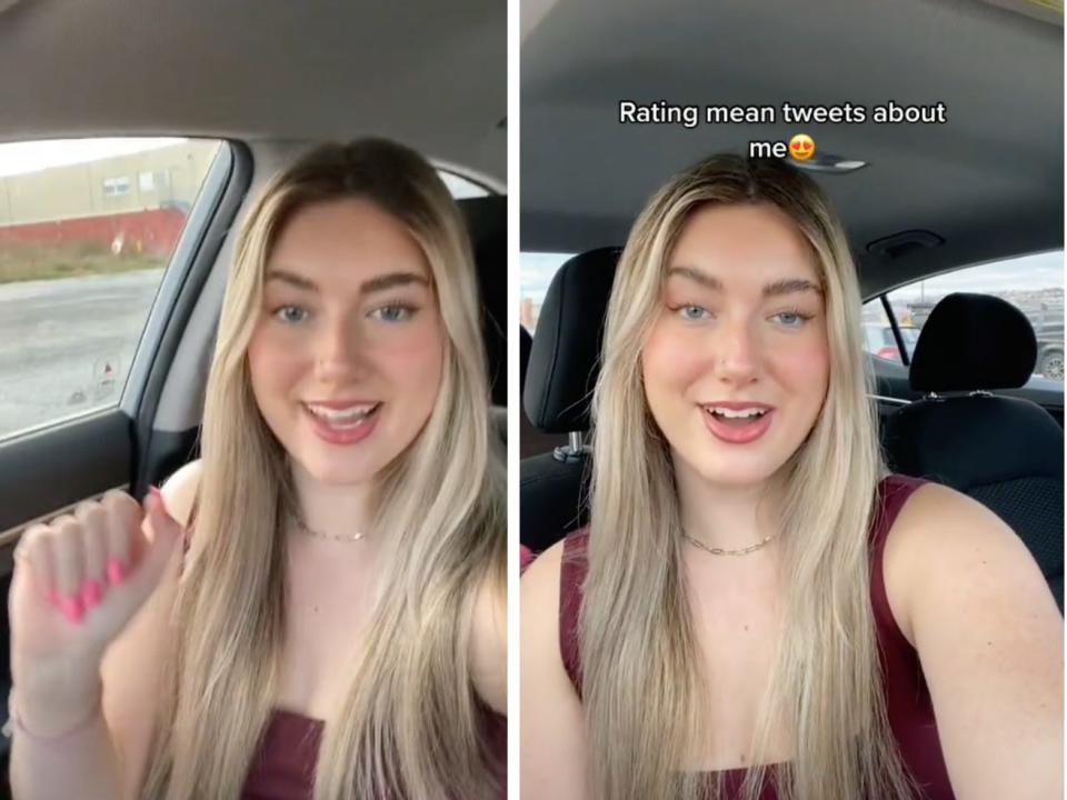 Screenshots from Lucy Welcher's follow up video.