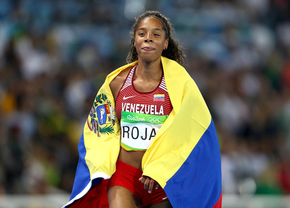 Venezuela triple jumper Yulimar Rojas earned a silver and a free house at the Rio de Janeiro Olympics. (Shaun Botterill/Getty Images)