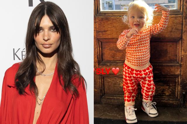 Emily Ratajkowski's one-year-old son makes fashion campaign debut in Tory  Burch ad