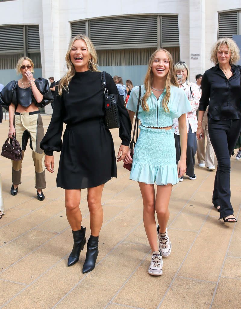 43) Kate Moss and Lila Grace